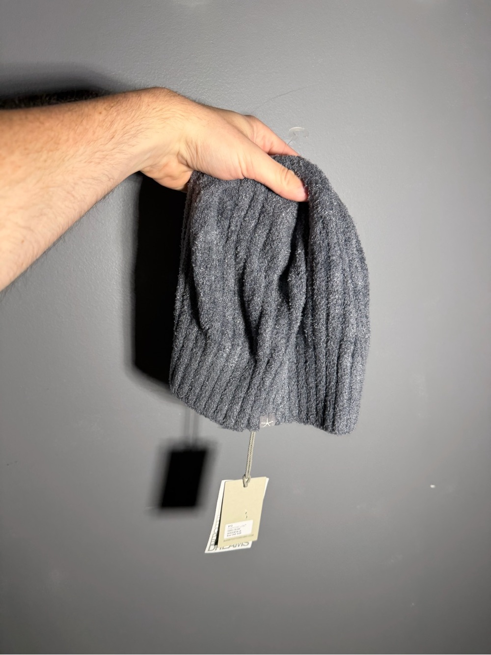 Barefoot Dreams CozyChic Ribbed Beanie in Shadow Blue - Picture 2 of 5